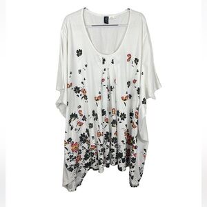 M.I.B Making It Big Plus Size Floral Embellished Tunic Top